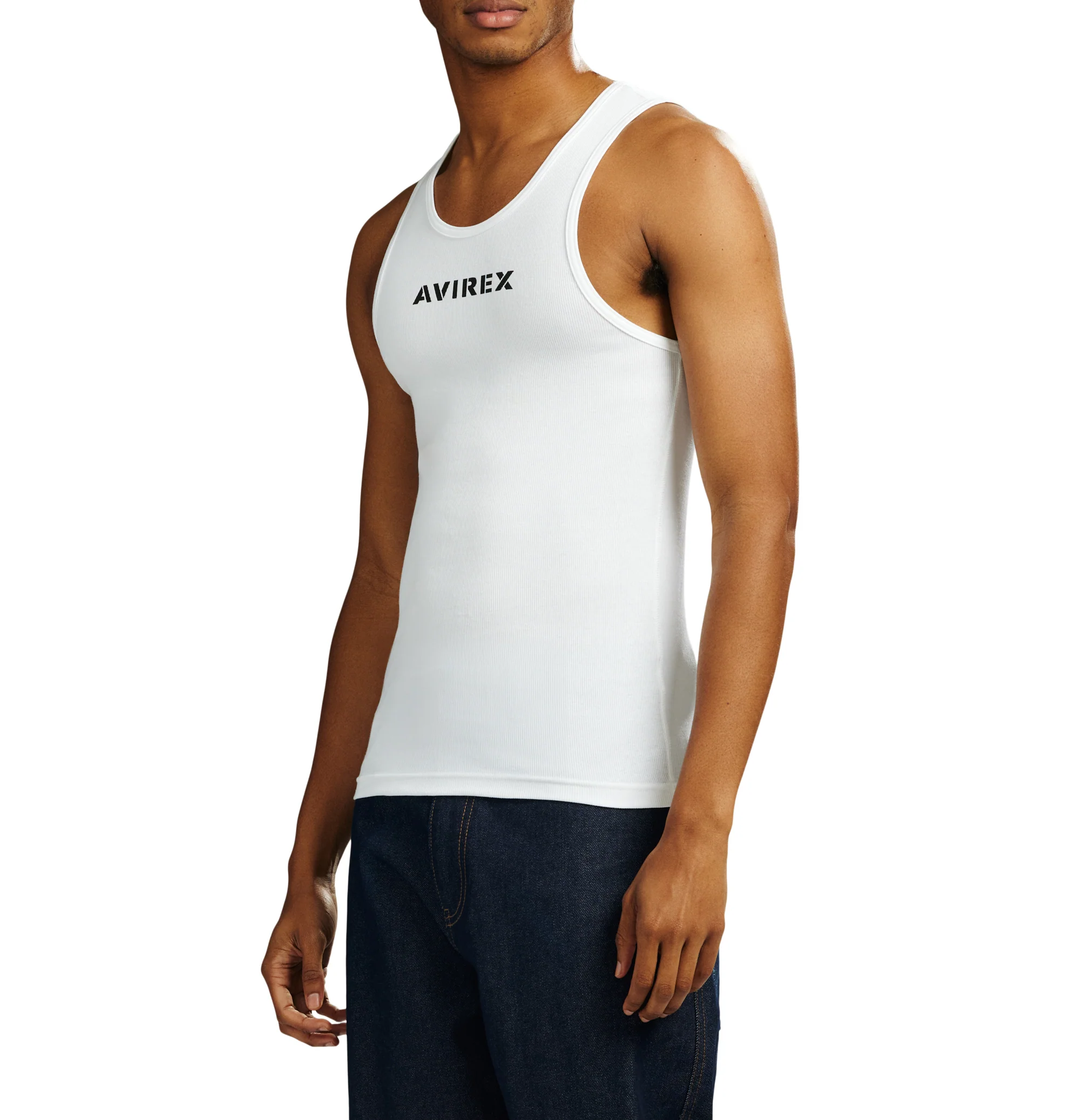AVIREX 2 PACK RIB TANK TOP - Image 4