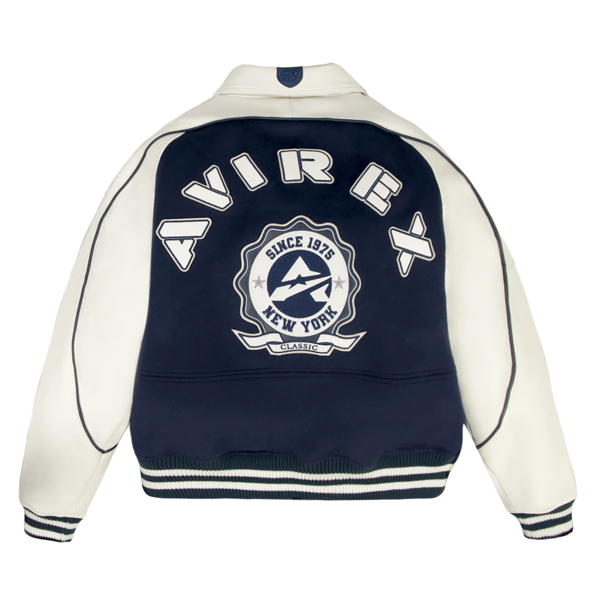 CLASSIC WOOL LEATHER VARSITY JACKET - Image 2