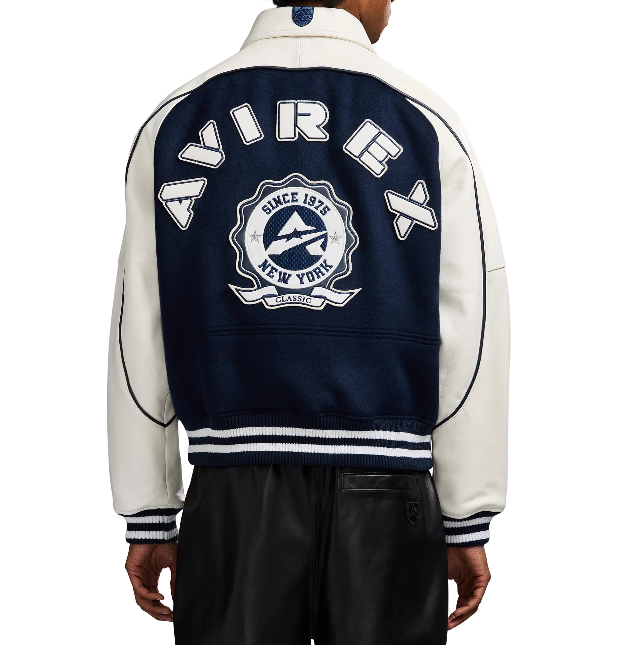CLASSIC WOOL LEATHER VARSITY JACKET - Image 6