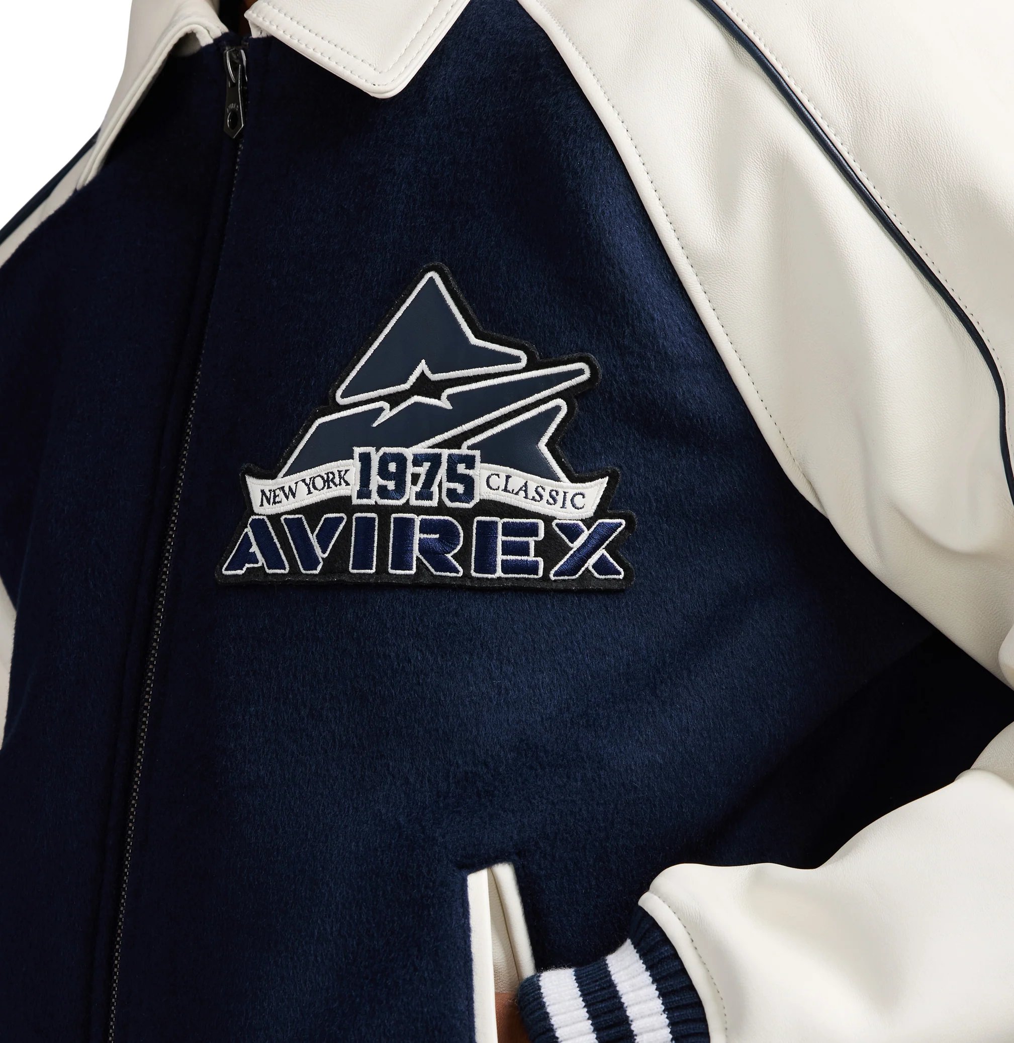 CLASSIC WOOL LEATHER VARSITY JACKET - Image 8