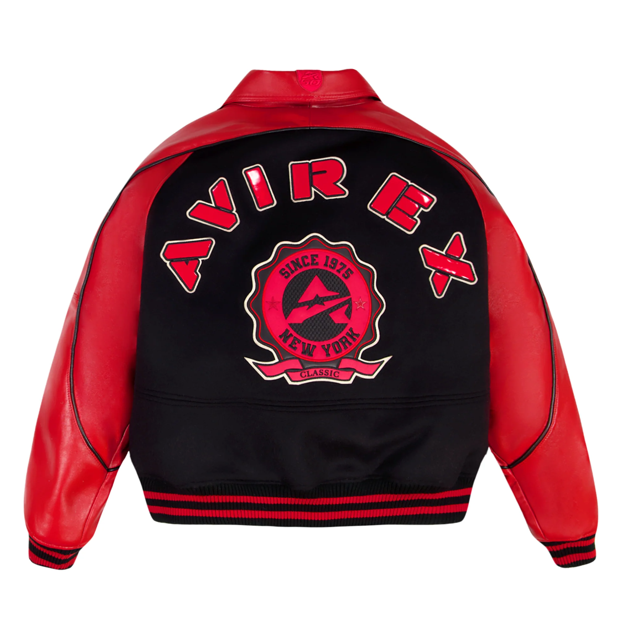 CLASSIC WOOL LEATHER VARSITY JACKET - Image 2