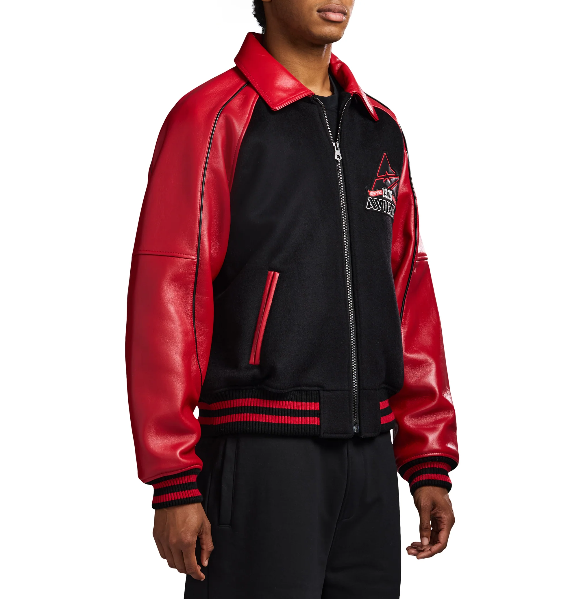 CLASSIC WOOL LEATHER VARSITY JACKET - Image 5