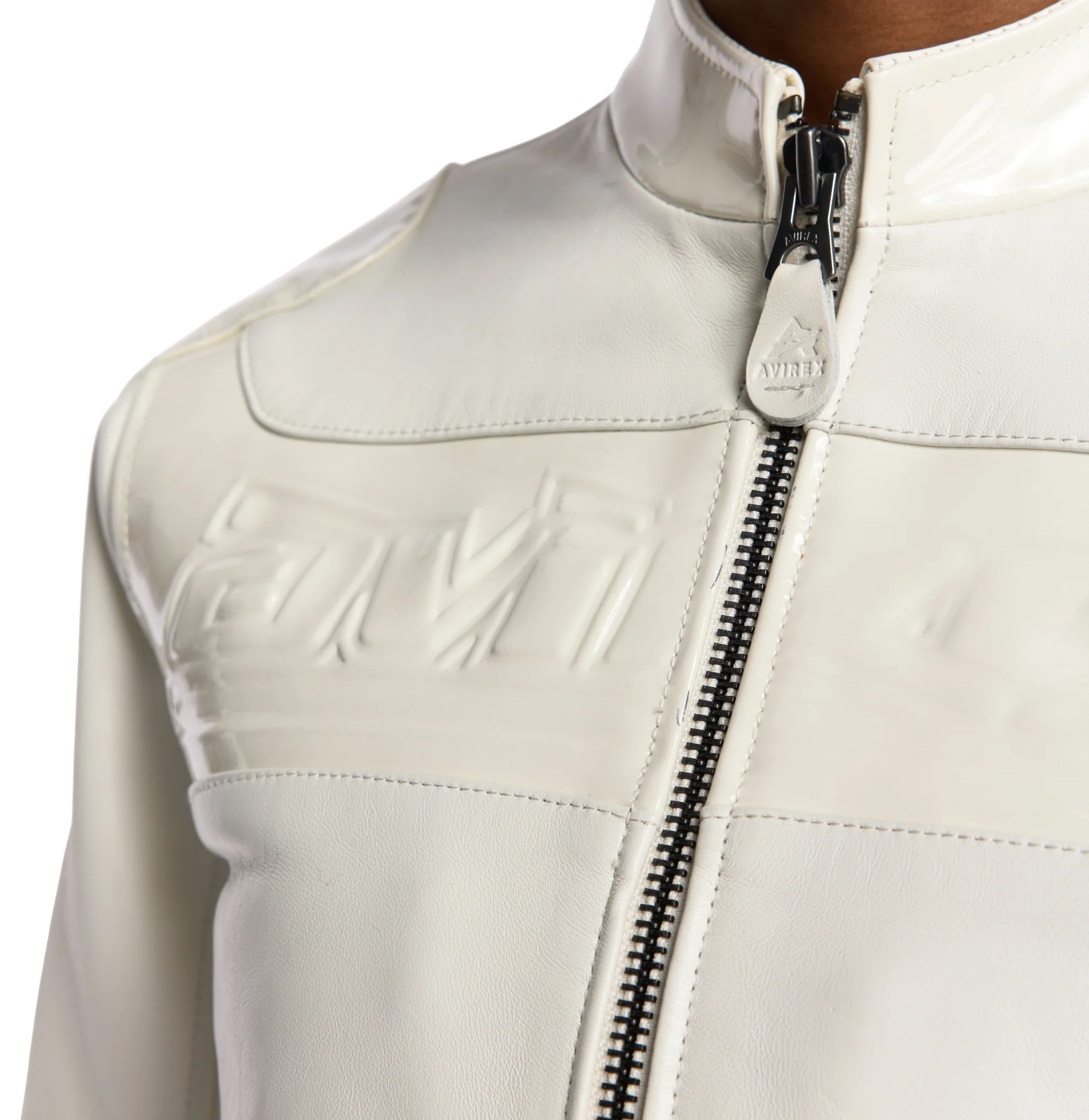 CROPPED PATENT LEATHER MOTO JACKET - Image 8