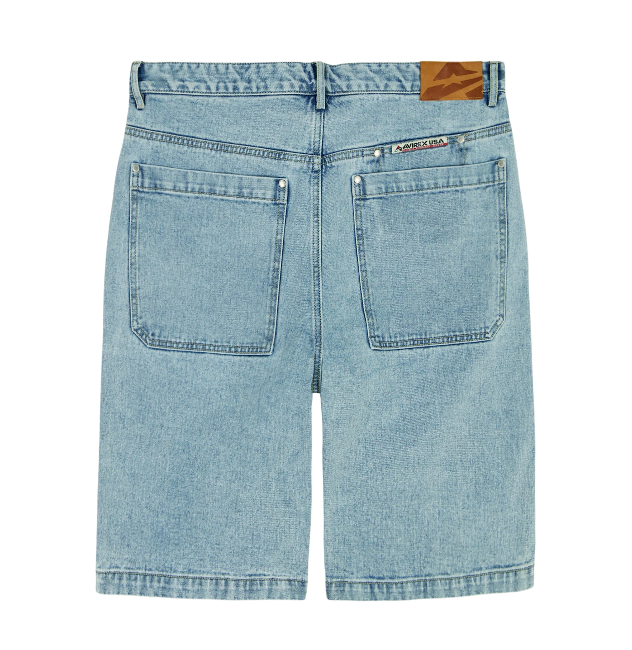 MID WASH DENIM SHORT - Image 2