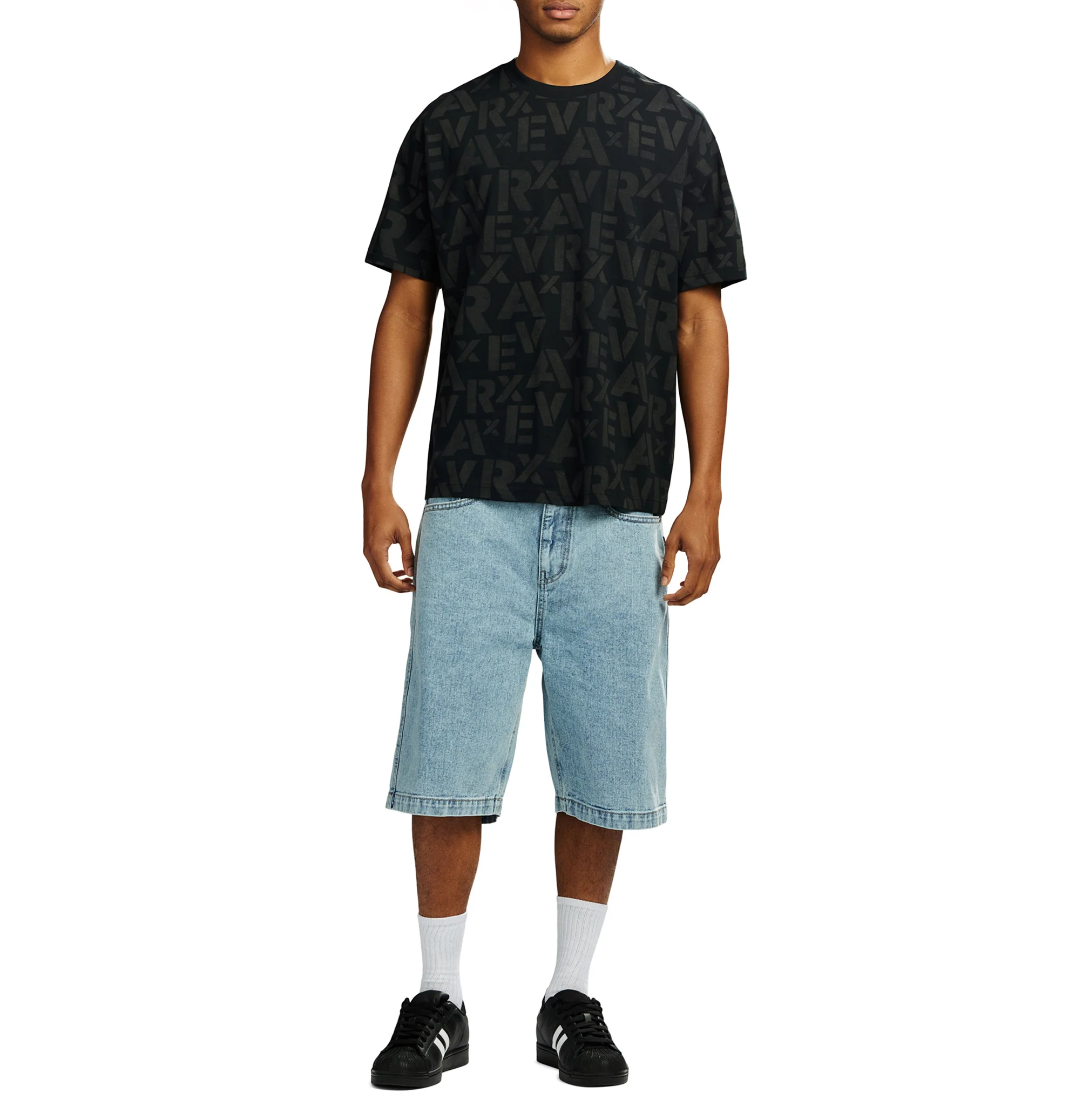 MID WASH DENIM SHORT - Image 6