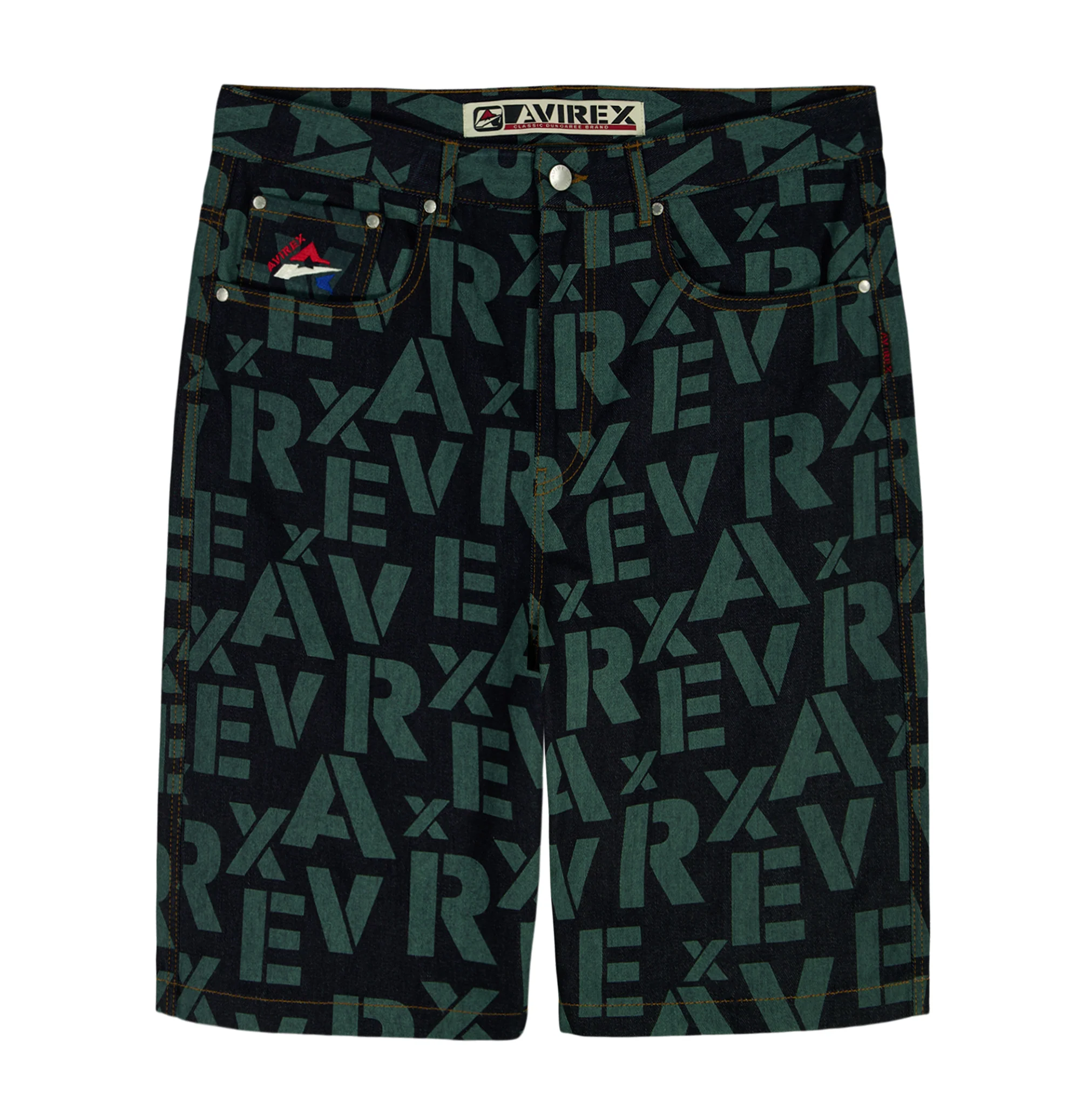 MONOGRAM DENIM SHORT