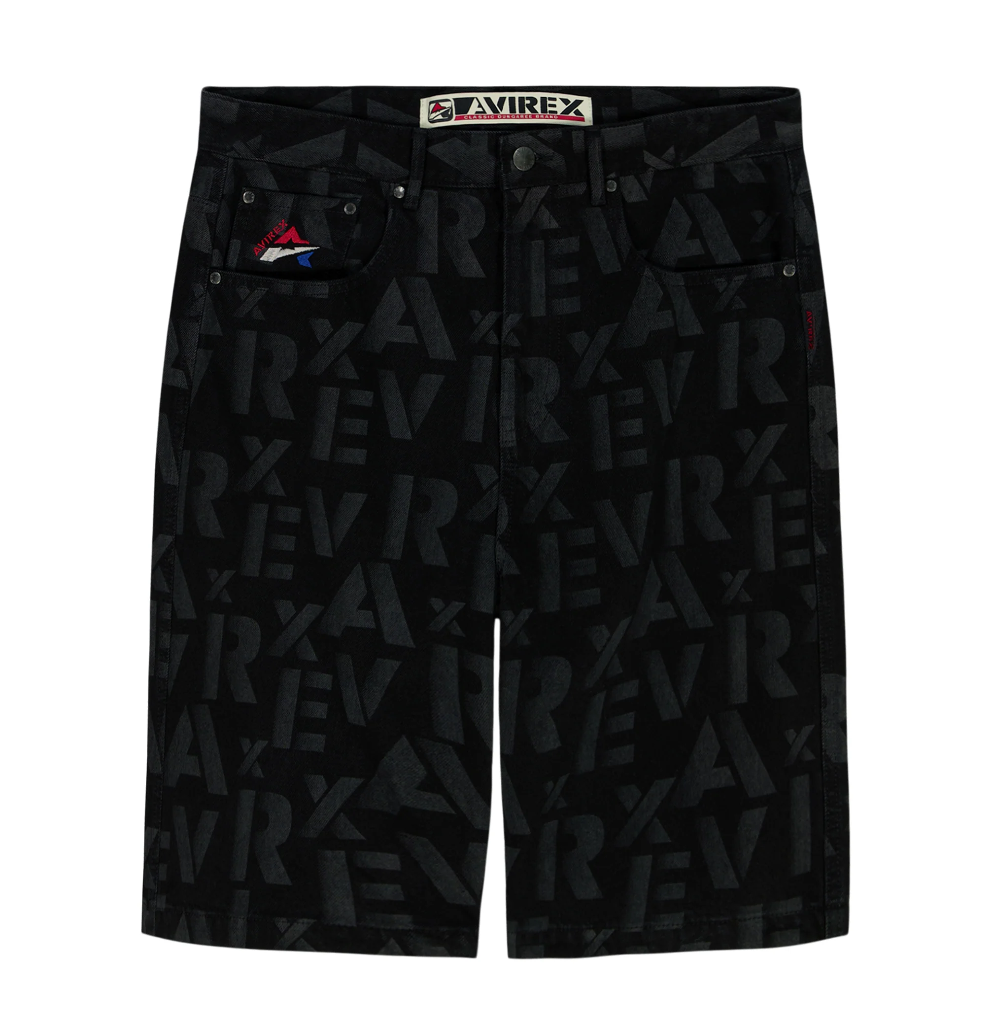 MONOGRAM DENIM SHORT