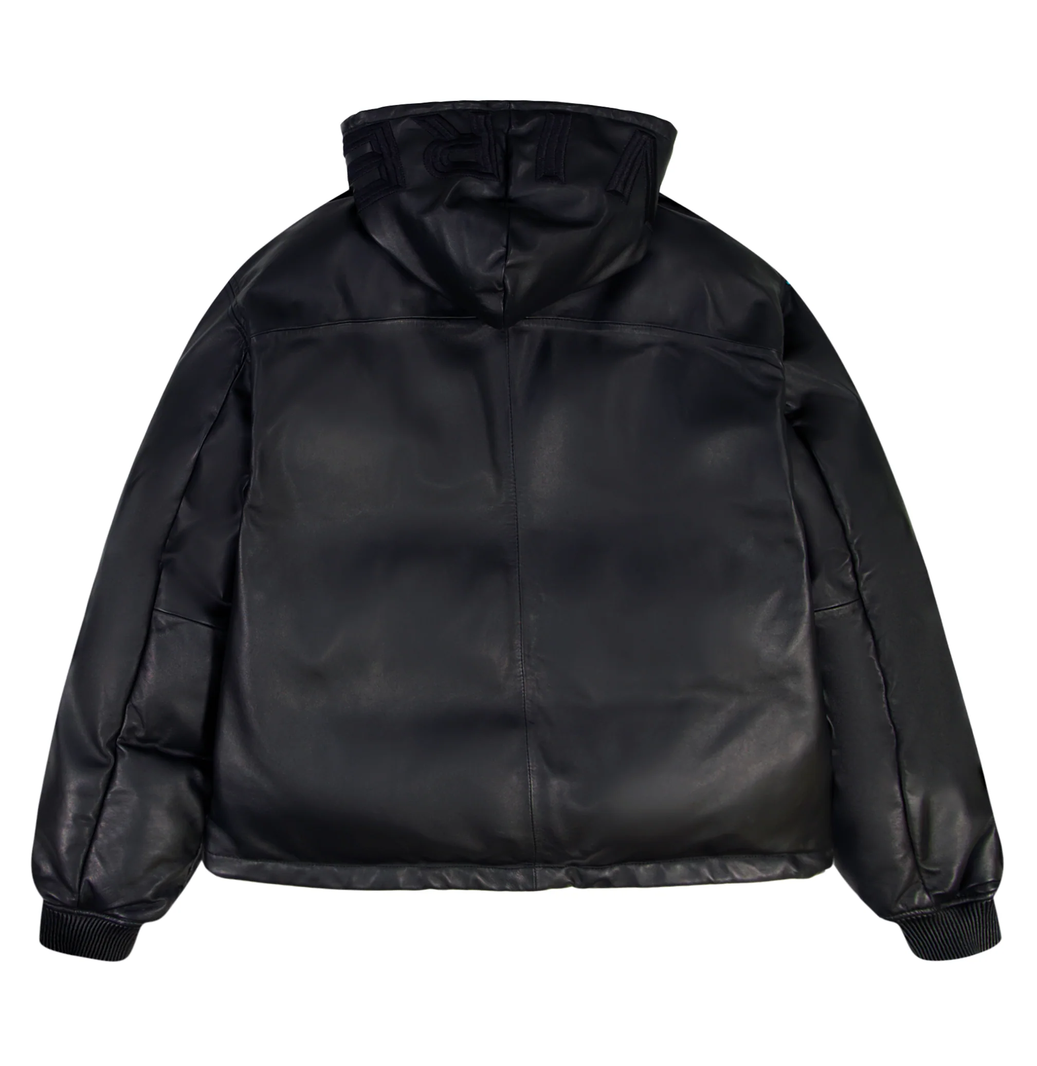 NAPPA LEATHER PUFFER HOODIE - Image 2