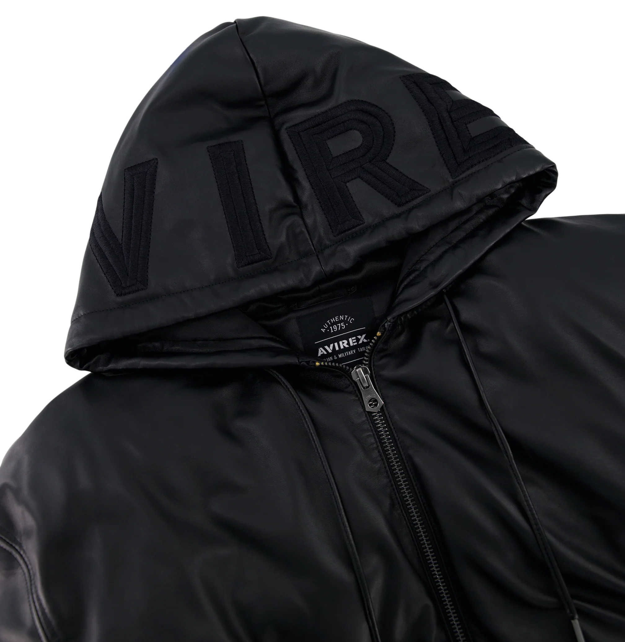 NAPPA LEATHER PUFFER HOODIE - Image 8