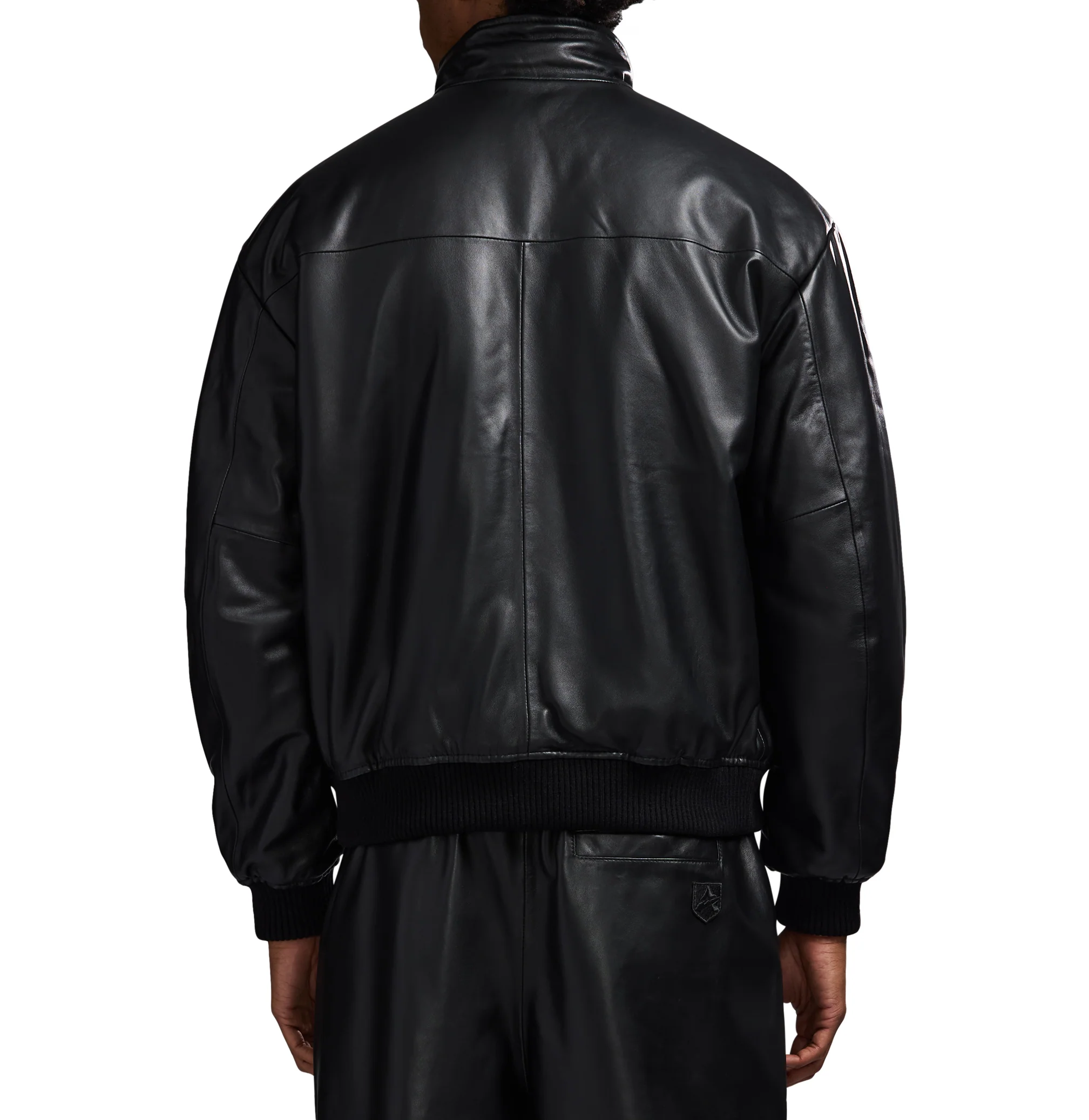 REVERSIBLE NAPPA LEATHER TRACK JACKET - Image 8