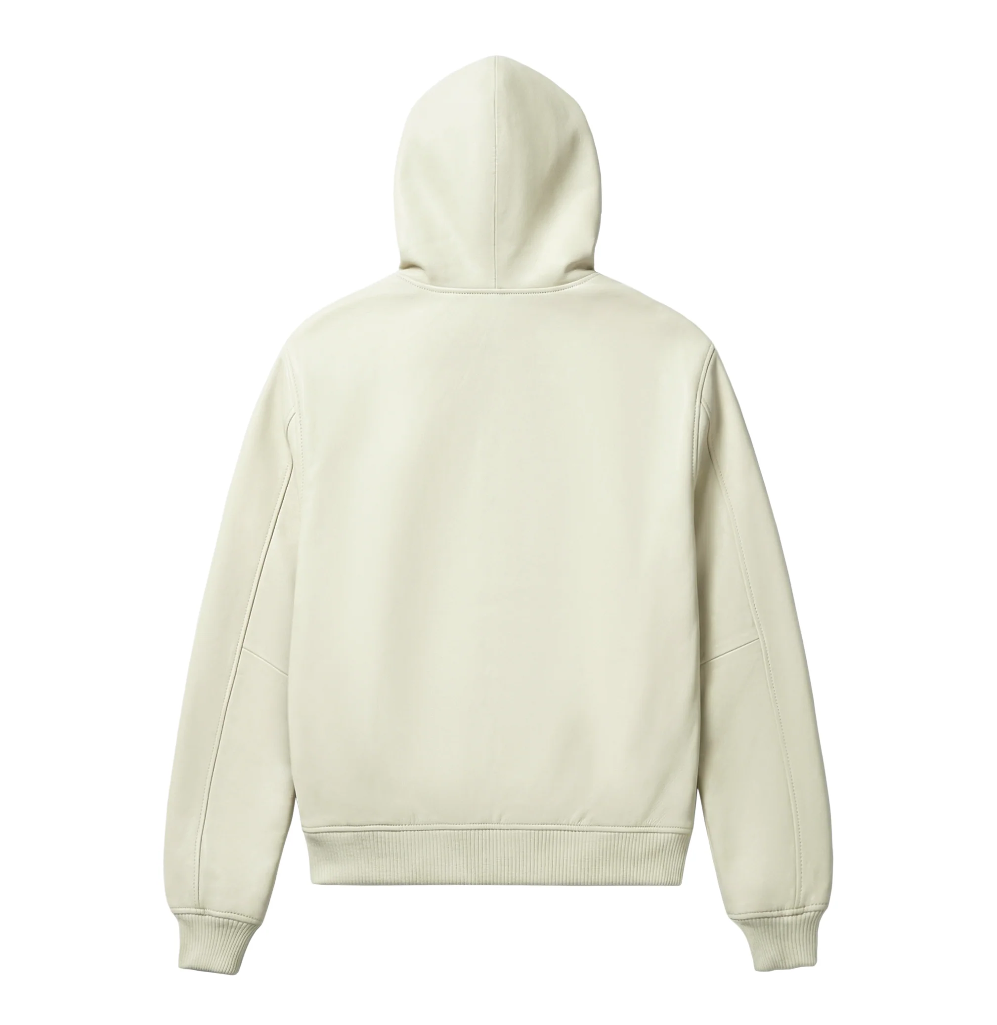 SCRIPT NAPPA LEATHER HOODIE - Image 2