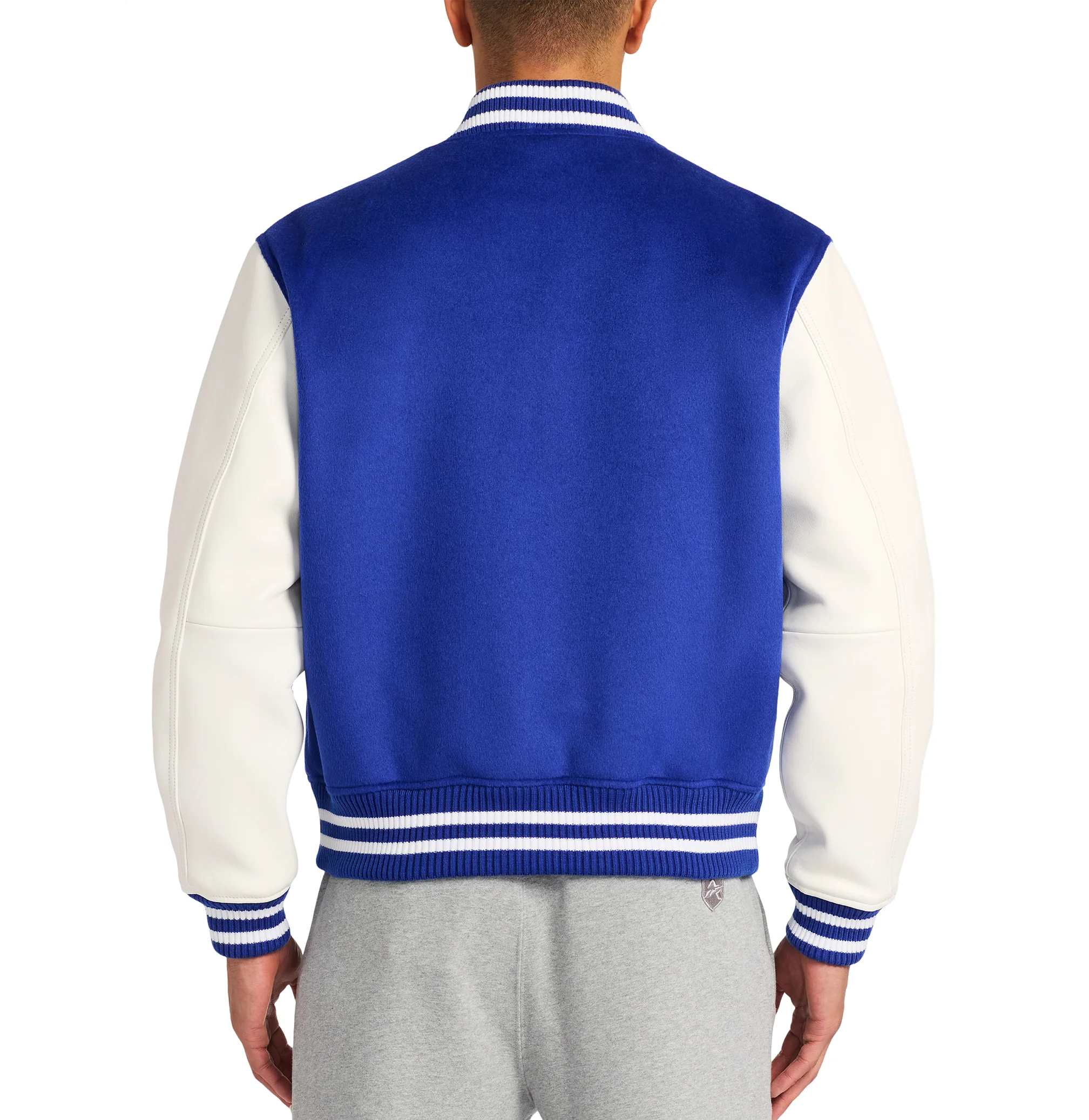 WOOL LEATHER VARSITY JACKET - Image 9