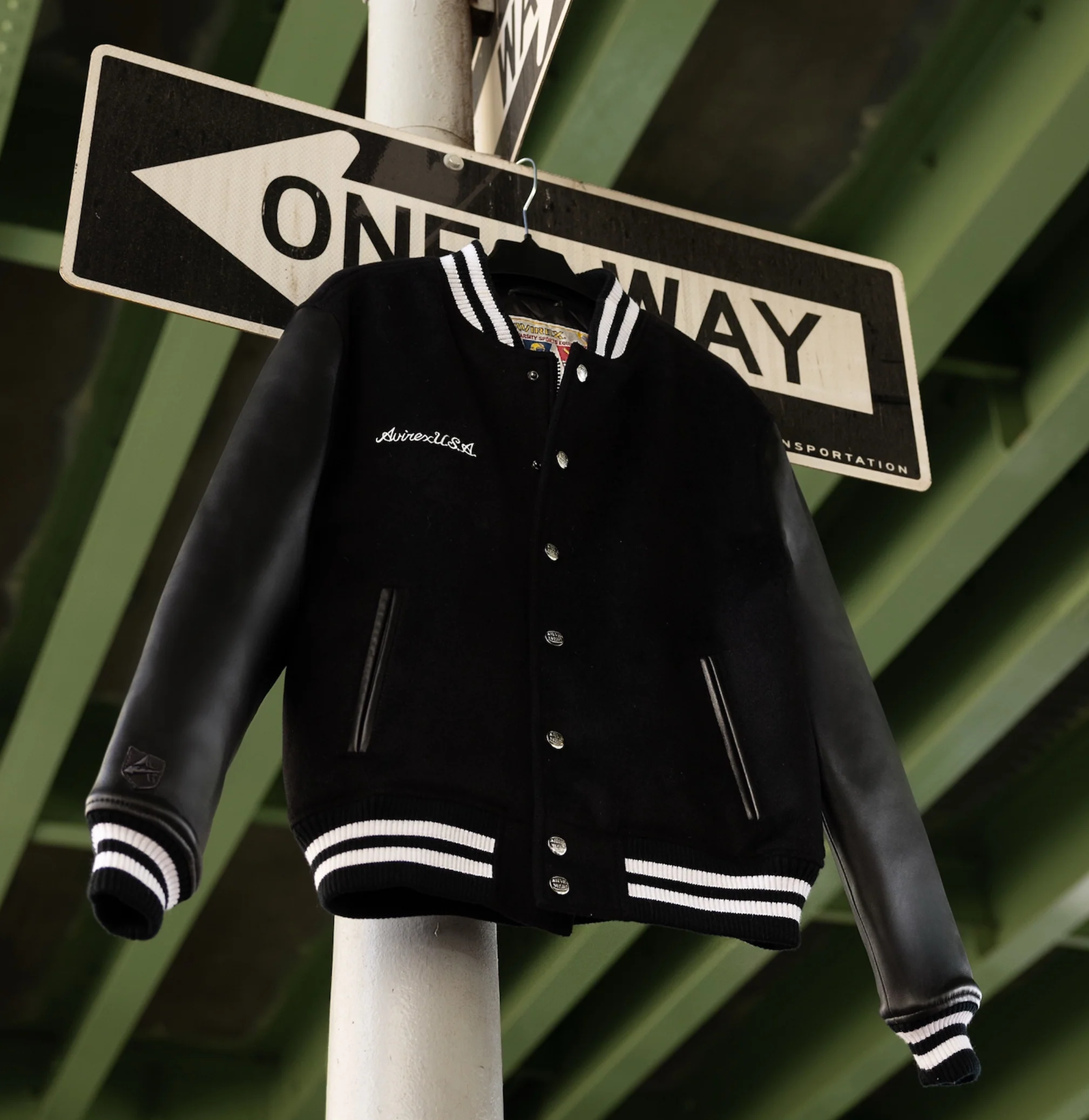 WOOL LEATHER VARSITY JACKET - Image 11