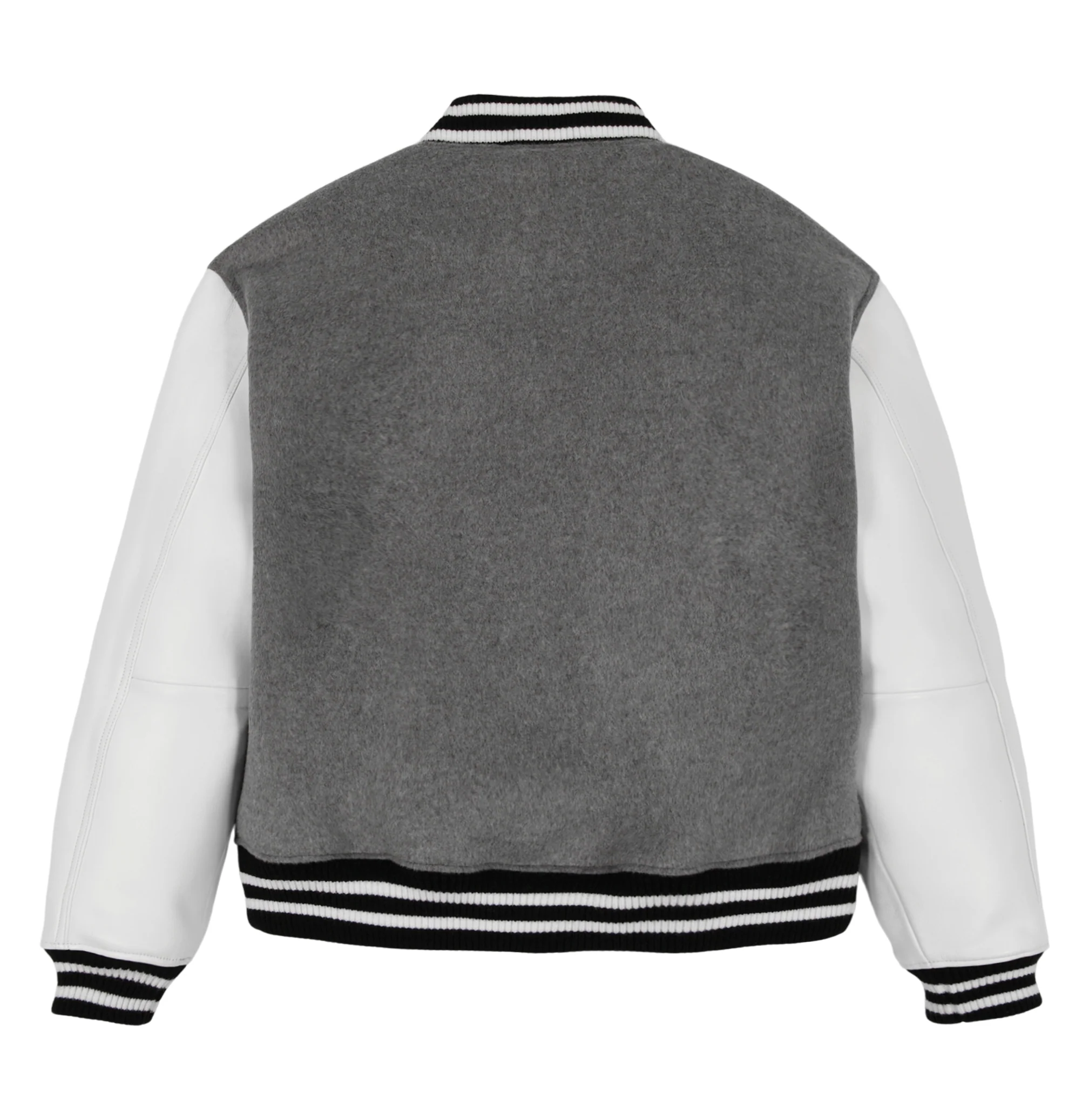 WOOL LEATHER VARSITY JACKET - Image 5