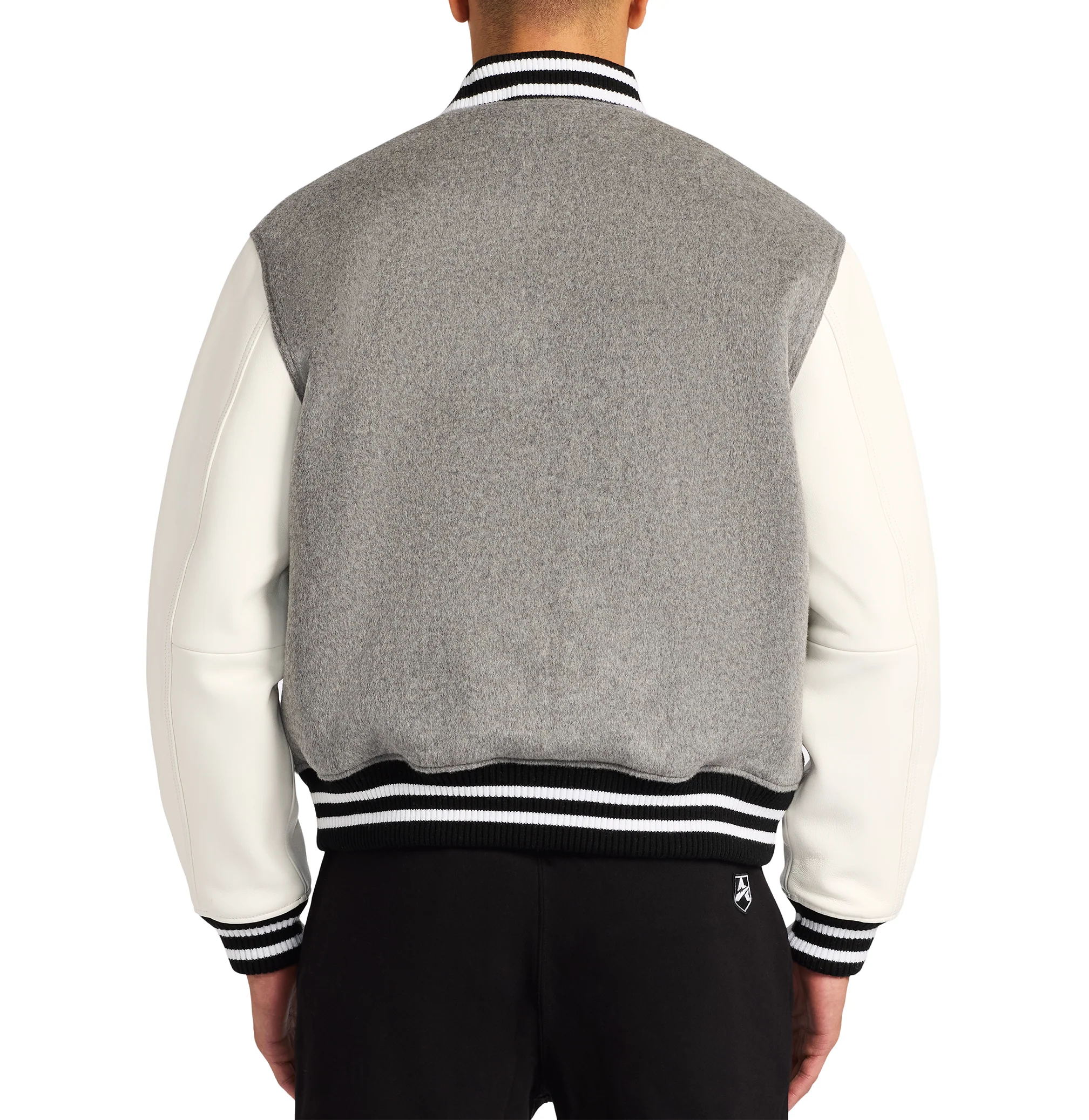WOOL LEATHER VARSITY JACKET - Image 9