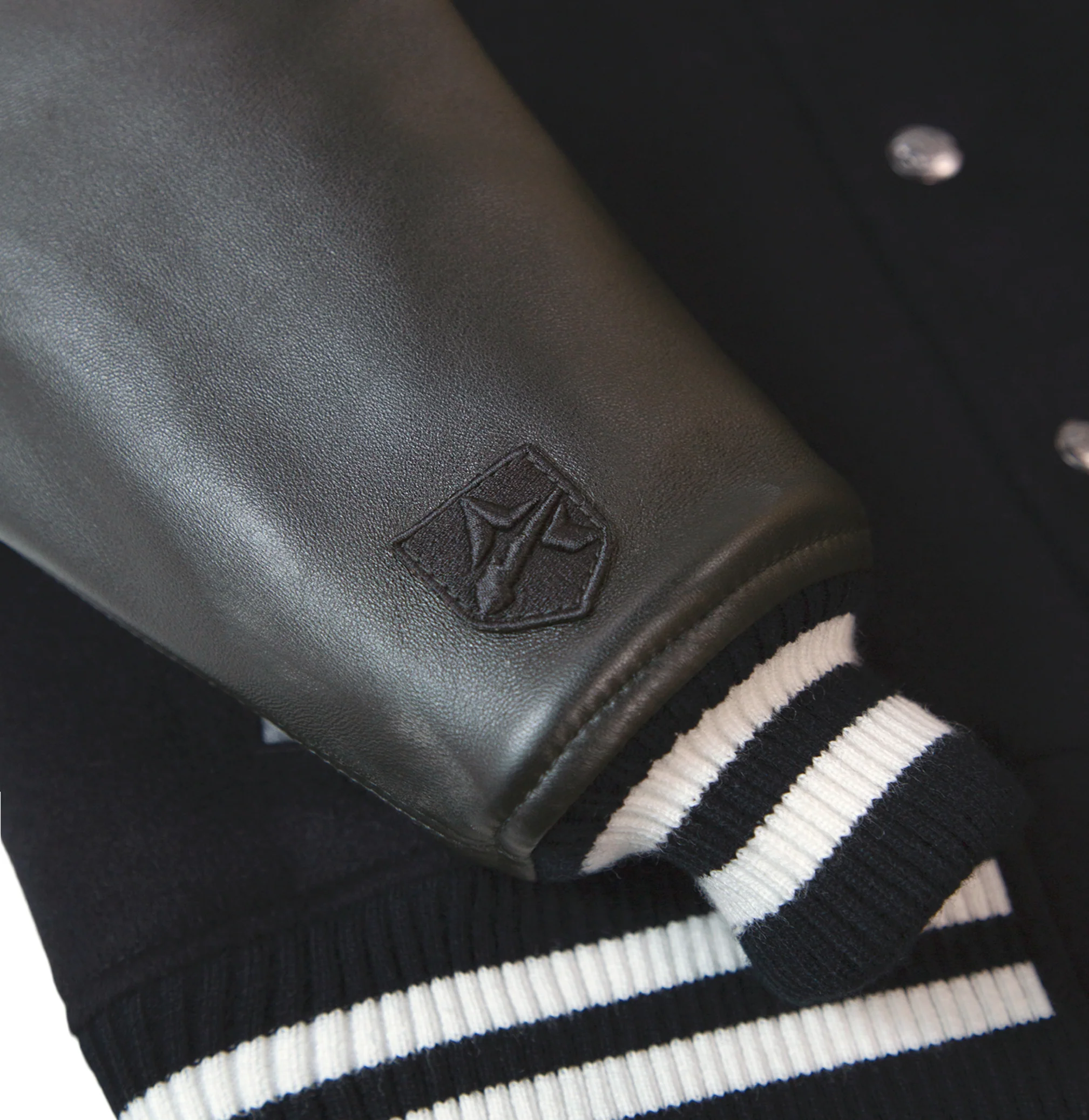 WOOL LEATHER VARSITY JACKET - Image 7
